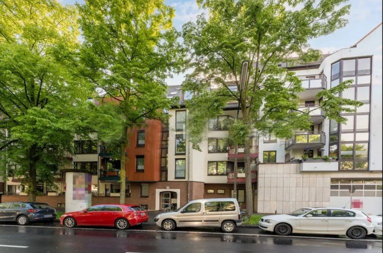 Vorder Ansicht K�ln Altstadt Nord Etagenwohnung Kapitalanlage im Agnesviertel: 2-Zimmer-Wohnung mit Balkon und Tiefgarage