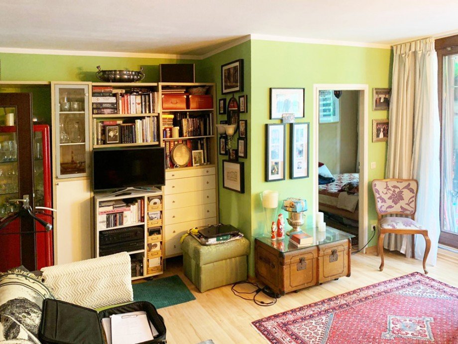 Wohnzimmer 1 Etagenwohnung K�ln Altstadt Nord