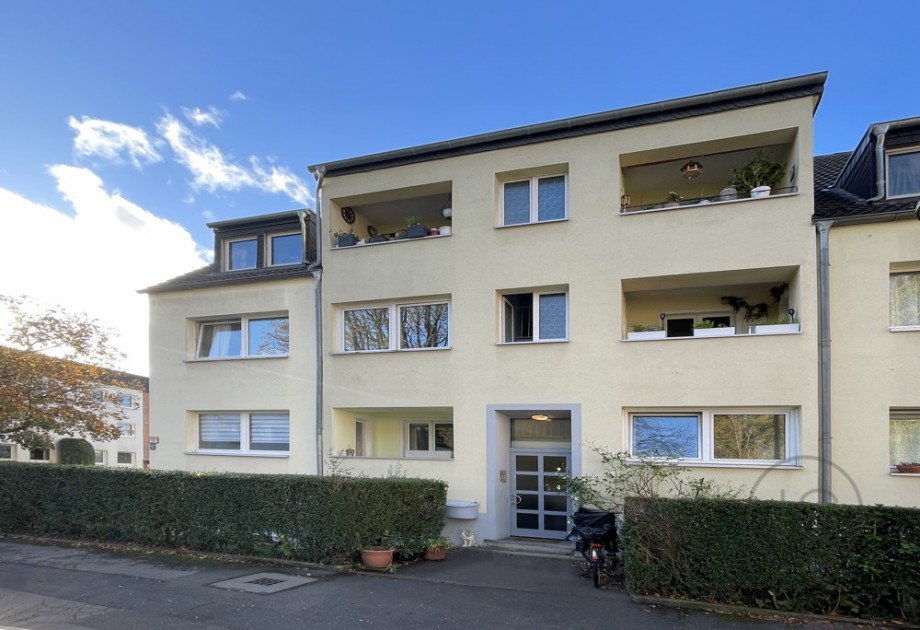 Au�enansicht vorne Erdgeschosswohnung K�ln / Junkersdorf