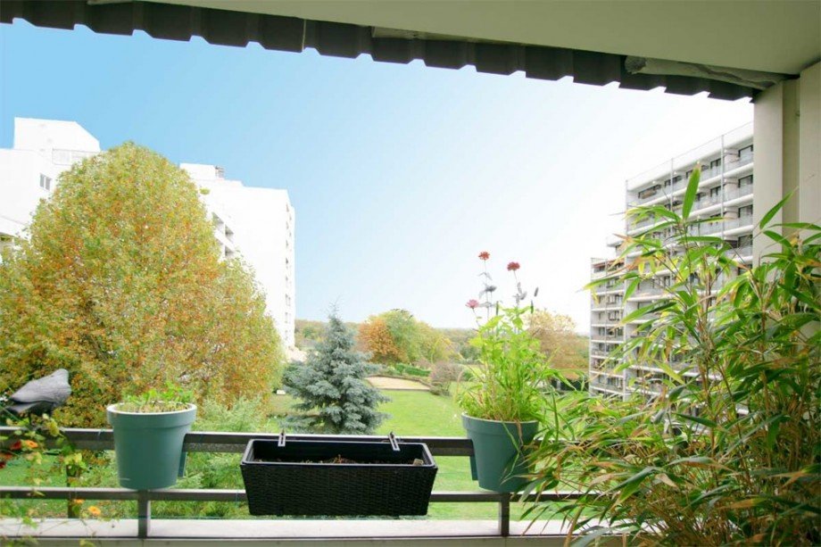 Aussicht Balkon Etagenwohnung K�ln