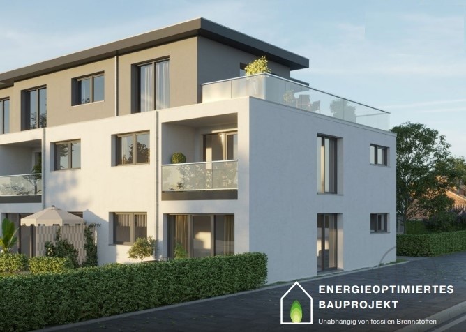 Au�enansicht Visualisierung Seite Etagenwohnung Bornheim