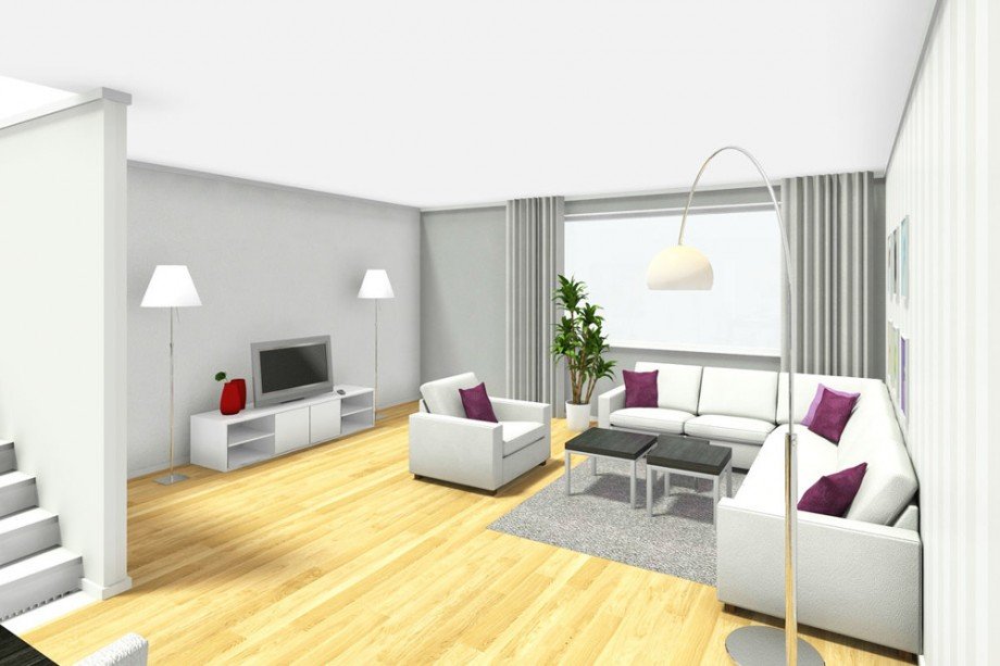 Wohnzimmer Reihenmittelhaus K�ln - Bilderst�ckchen
