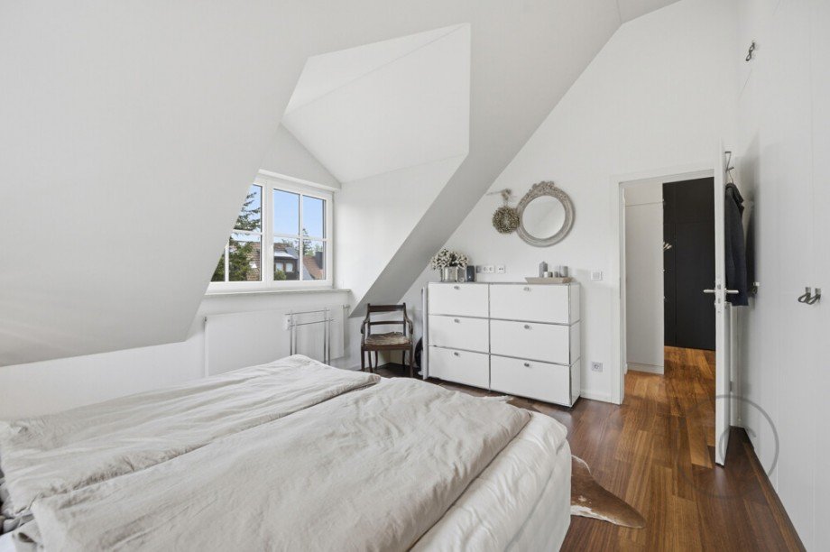 Schlafzimmer Dachgeschosswohnung M�nchen