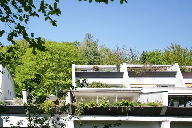 Terrassenansicht Bergisch Gladbach / Katterbach Etagenwohnung Gro�z�gige, helle, 4-Zimmer-Terrassenwohnung in gr�ner Umgebung