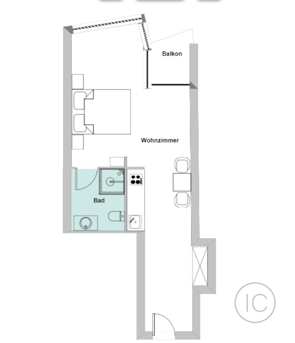 Grundriss Etagenwohnung K�ln