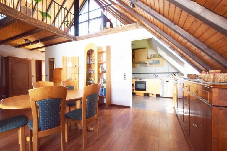 Wohnzimmer Bergisch Gladbach - Gronau Maisonettewohnung Ruhige Maisonettewohnung mit Kamin in gr�ner Sackgassenlage in Gronau