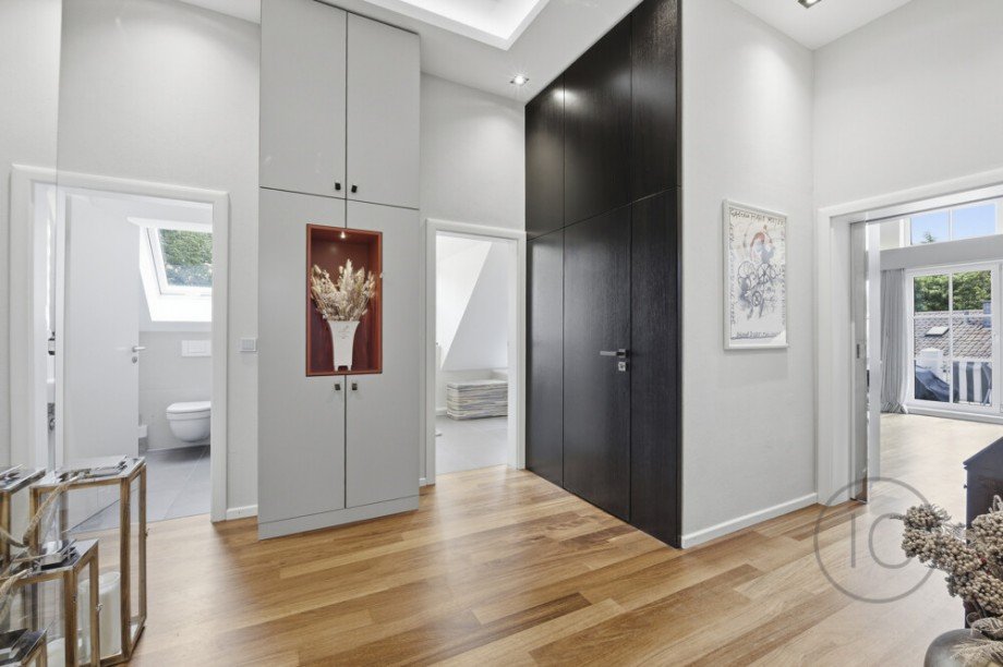 Eingang Dachgeschosswohnung M�nchen