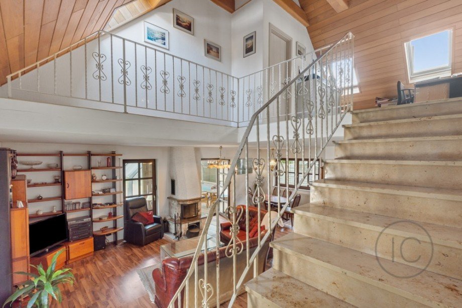 Blick ins Wohnzimmer Einfamilienhaus K�ln / Merkenich
