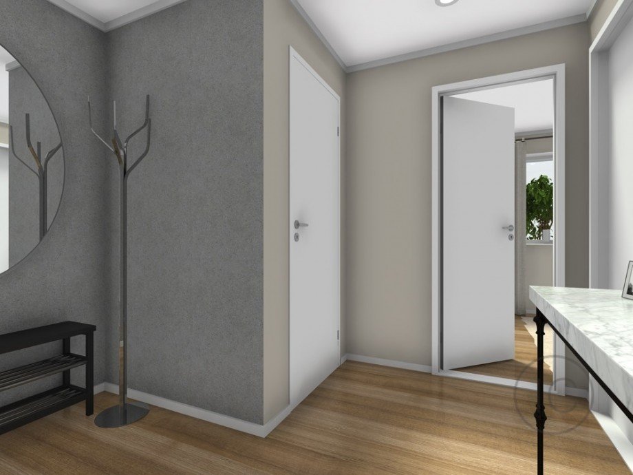 Einrichtungsbeispiel Etagenwohnung Bonn
