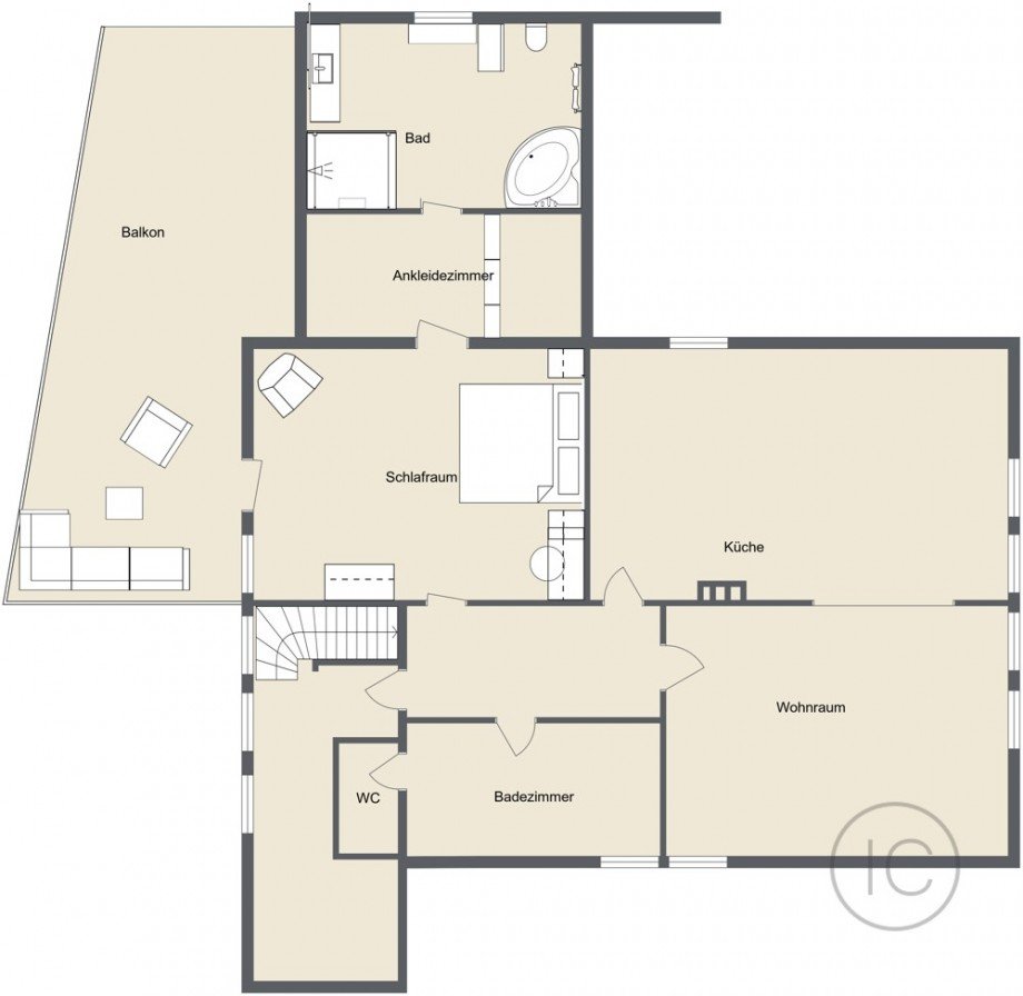 Obergeschoss Vorschlag Zweifamilienhaus K�ln / Junkersdorf