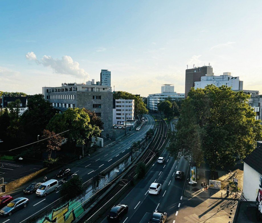 Aussicht Etagenwohnung Innenstadt