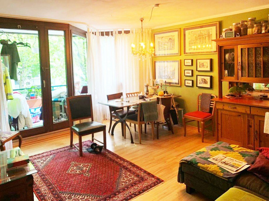 Wohnzimmer Etagenwohnung K�ln Altstadt Nord
