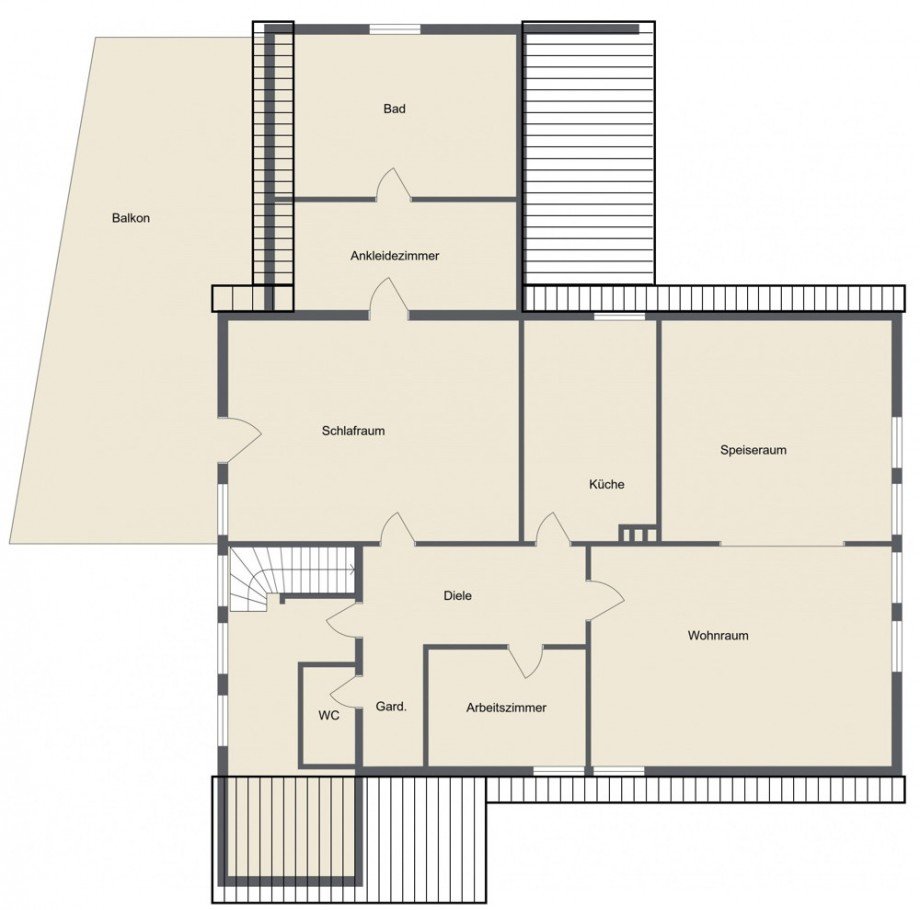 Obergeschoss Zweifamilienhaus K�ln / Junkersdorf