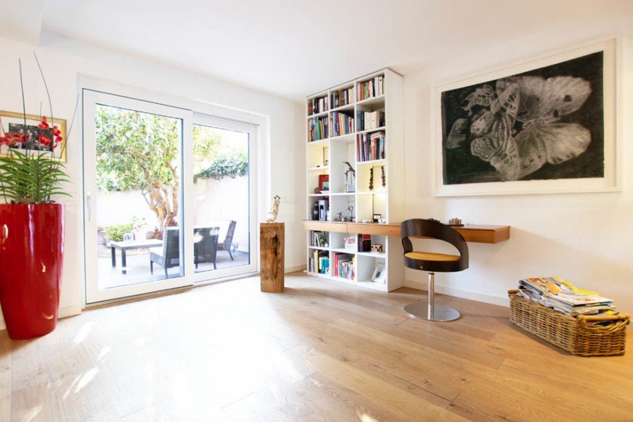 Wohnzimmer - Arbeitsbereich Stadthaus K�ln