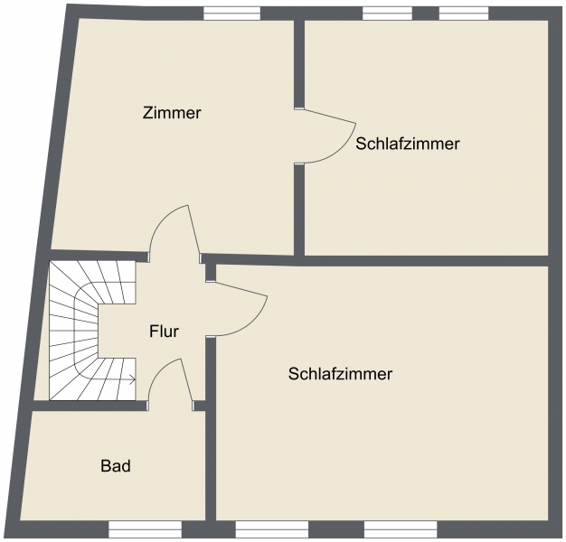 Obergeschoss Reihenhaus K�ln