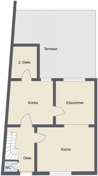 Erdgeschoss Reihenhaus K�ln