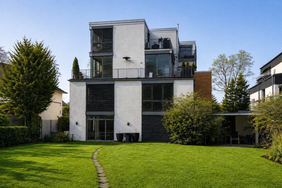 Gartenansicht Maisonettewohnung K�ln / Rath/Heumar