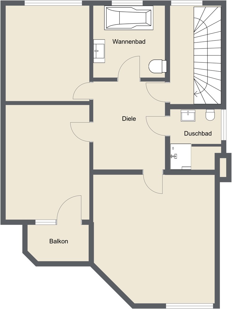 Grundriss OG Stadthaus K�ln