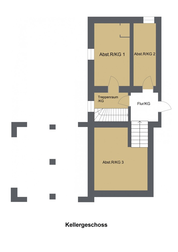 Kellergeschoss B�rofl�che K�ln / Junkersdorf