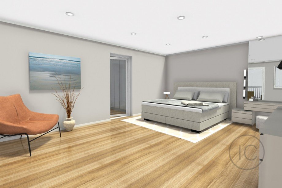 Schlafzimmer 1.OG Vorschlag Zweifamilienhaus K�ln / Junkersdorf