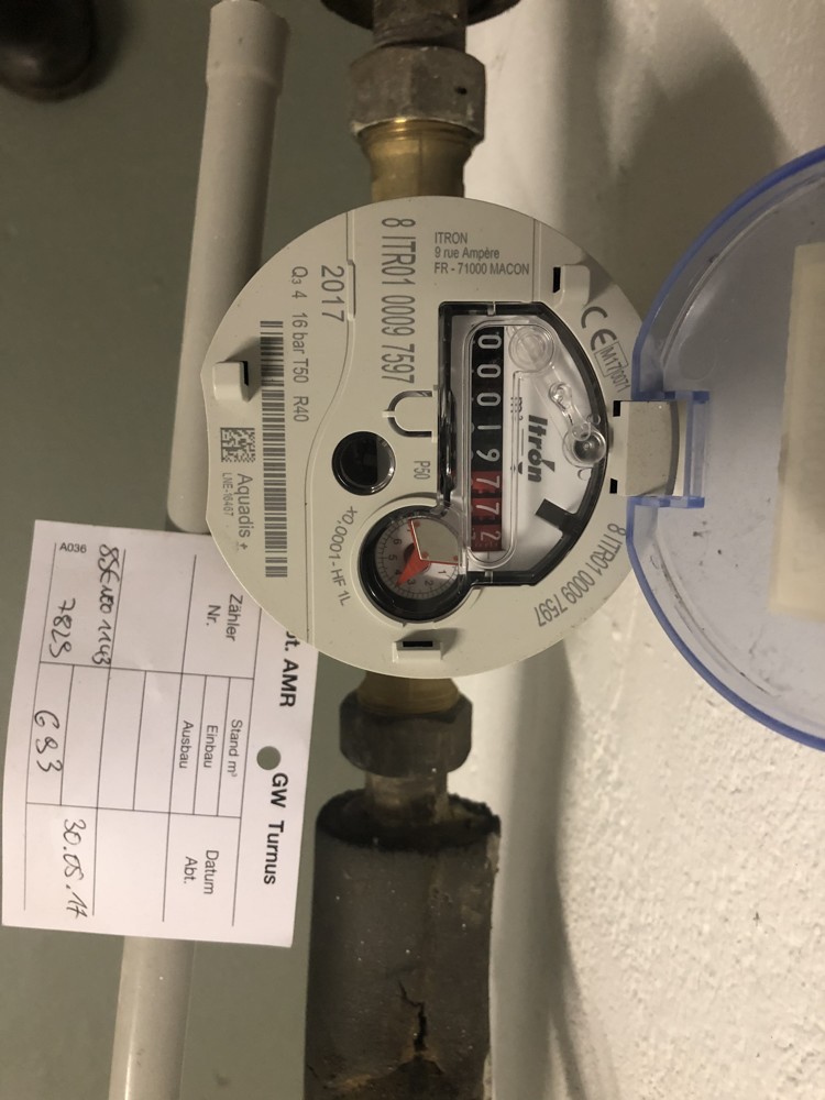 AWA12 Wasserz�hler Doppelhaush�lfte K�ln / Poll