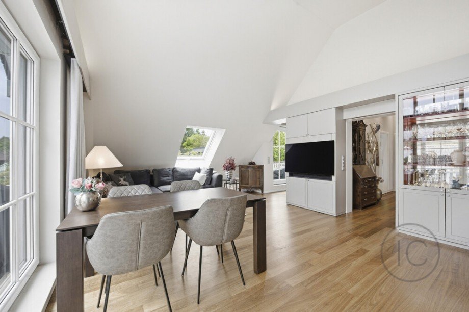 Wohnbereich Dachgeschosswohnung M�nchen