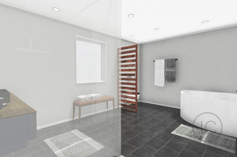 Bad 1. OG Vorschlag Zweifamilienhaus K�ln / Junkersdorf