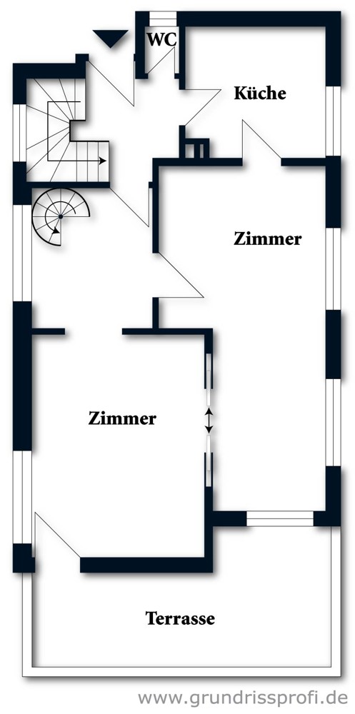 Grundriss EG Einfamilienhaus K�ln