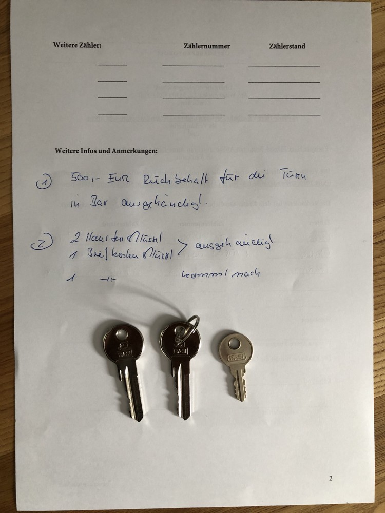 AWA12 Schl�ssel Doppelhaush�lfte K�ln / Poll