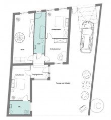 Grundriss Erdgeschoss (7) Frechen Bachem: Einfamilienhaus mit besonderer Atmosph�re und einzigartigem Wohnbereich