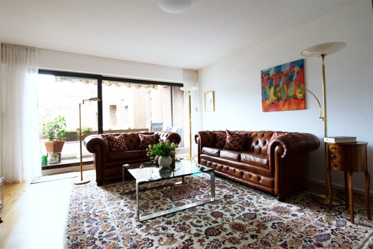 Wohnzimmer 1 K�ln - Junkersdorf Etagenwohnung Sch�ne 3-Zimmer-Wohnung mit Loggia zur Eigennutzung in Junkersdorf