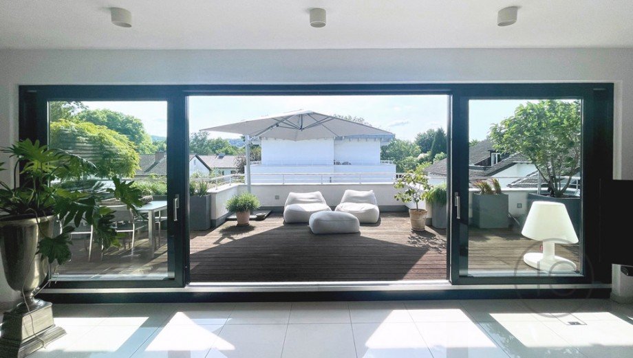 Panoramafenster Penthousewohnung Bonn / R�ngsdorf