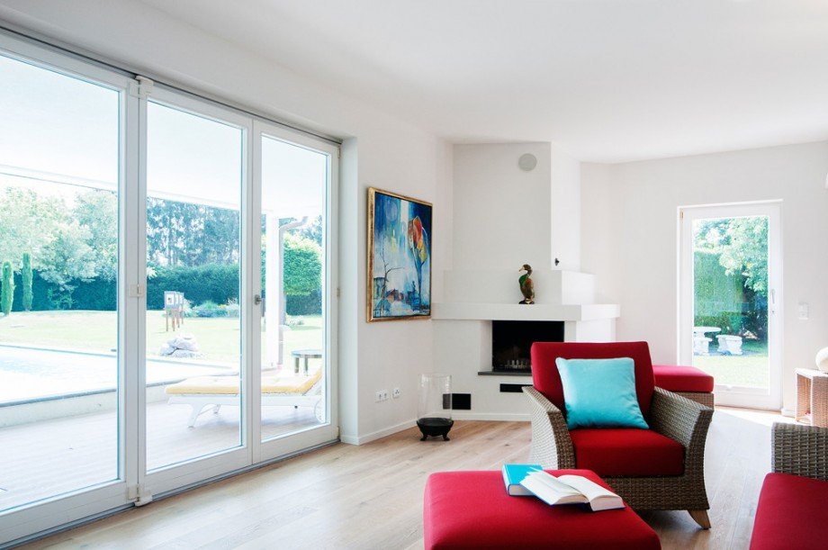 Kaminzimmer Einfamilienhaus Br�hl