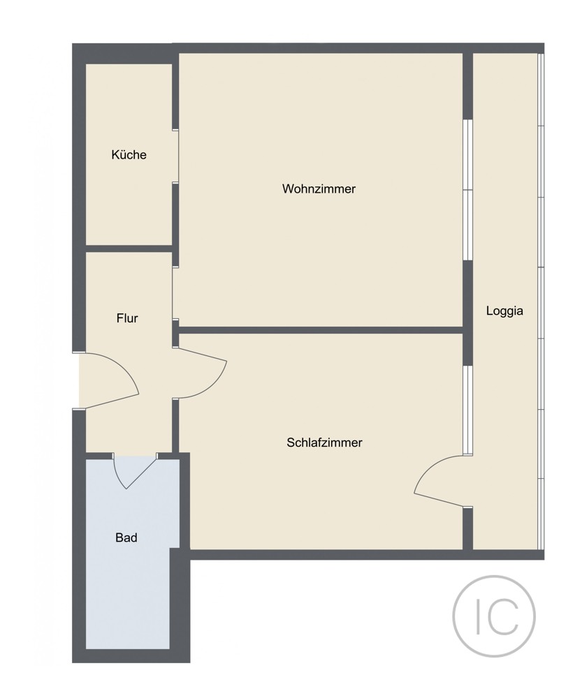 Grundriss Etagenwohnung K�ln