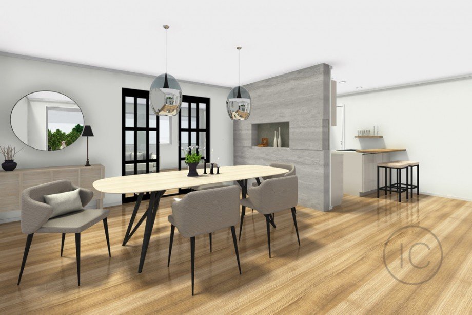 Esszimmer EG Vorschlag Zweifamilienhaus K�ln / Junkersdorf