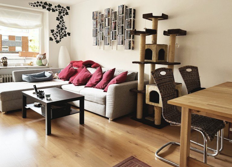 Wohnzimmer Pulheim Etagenwohnung Kapitalanlage in Pulheim mit 2 Zimmer und Balkon