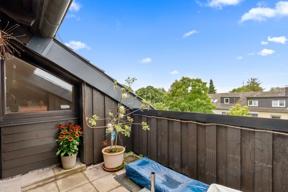 S�dwestbalkon Maisonettewohnung Bonn / R�ttgen