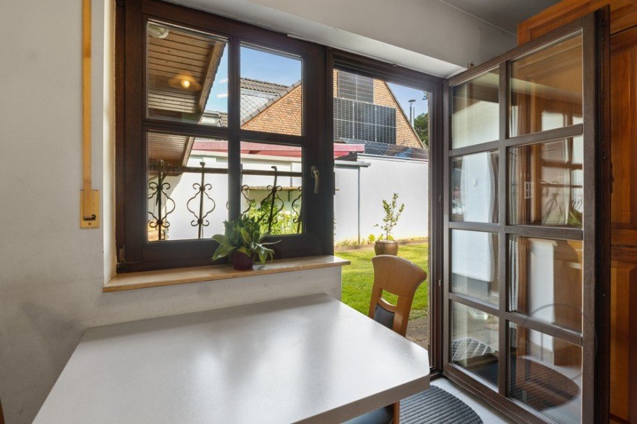 K�che Zugang Garten Einfamilienhaus K�ln / Merkenich