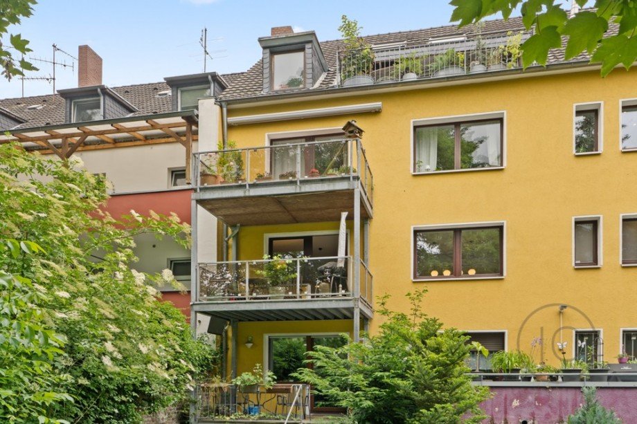 Gartenansicht Etagenwohnung K�ln