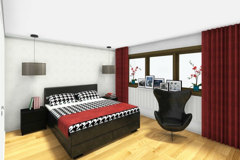 Schlafzimmer Reihenmittelhaus K�ln - Bilderst�ckchen