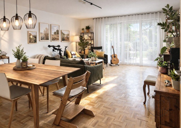 Wohnzimmer K�ln - Ehrenfeld Erdgeschosswohnung Gartengl�ck mitten in Ehrenfeld - charmante 3-Zimmer-Wohnung