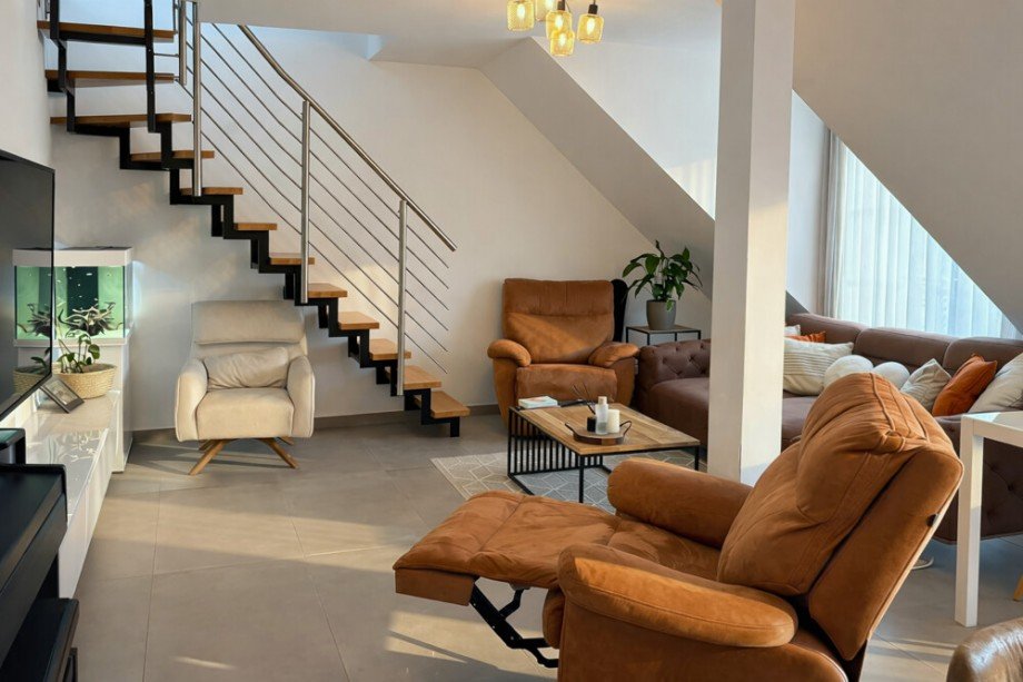 Wohnzimmer Maisonettewohnung K�ln