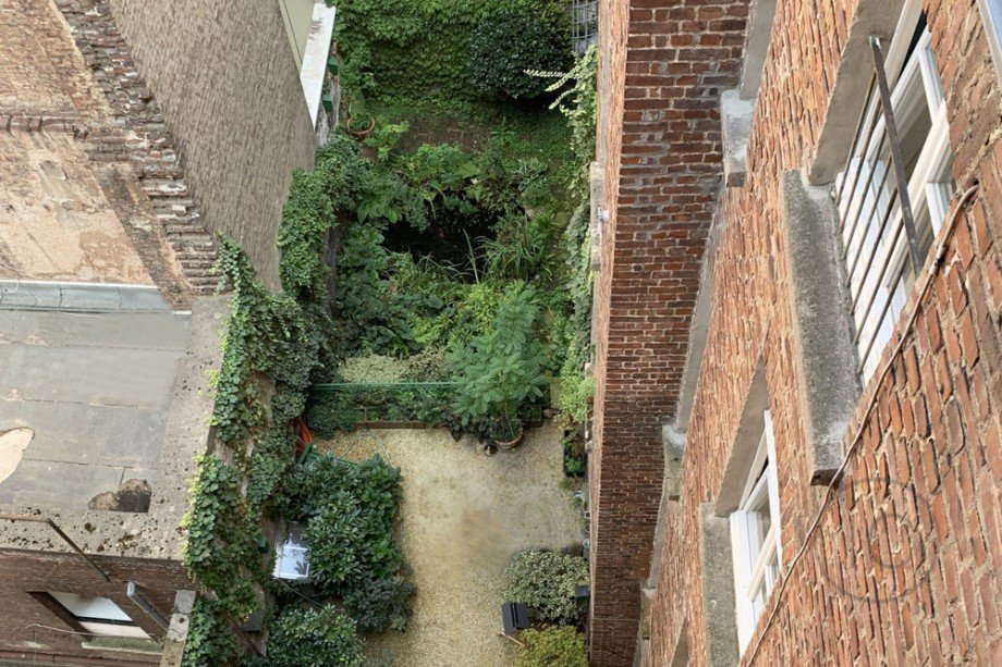 Innenhof Maisonettewohnung K�ln