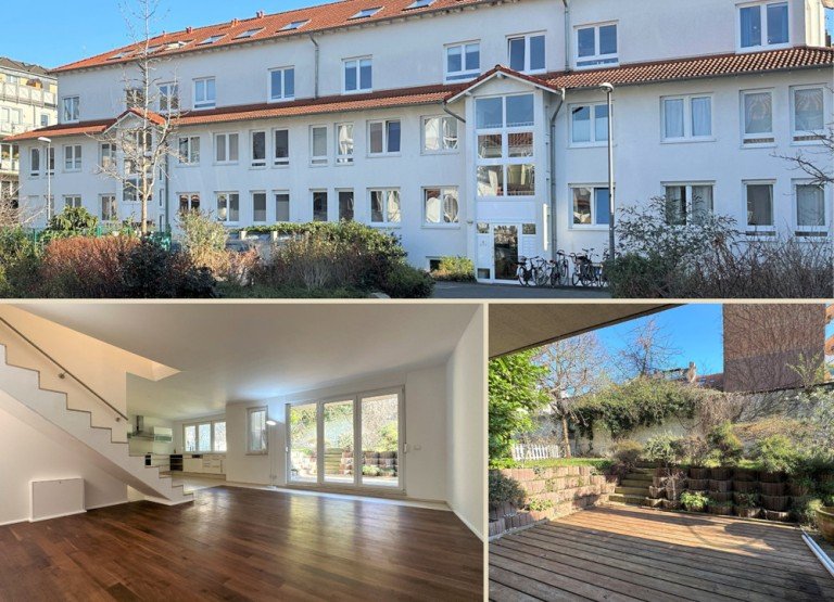 Titel K�ln / Ehrenfeld Maisonettewohnung Ehrenfeld: Moderne Garten-Maisonette-Wohnung in gepflegter Wohnanlage mit Tiefgaragenstellpl�tzen